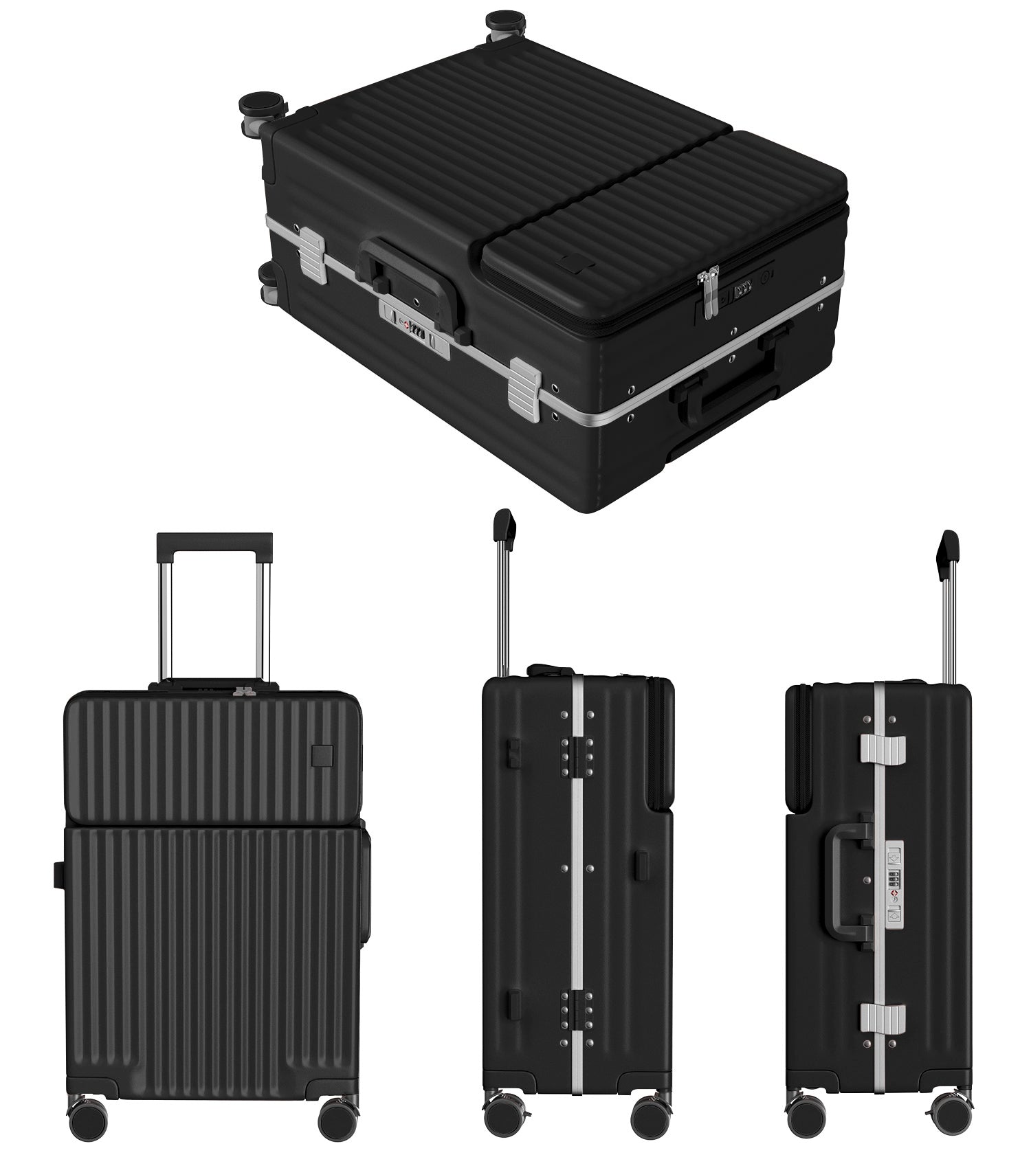 Ashard フロントオープン スマートスーツケース
