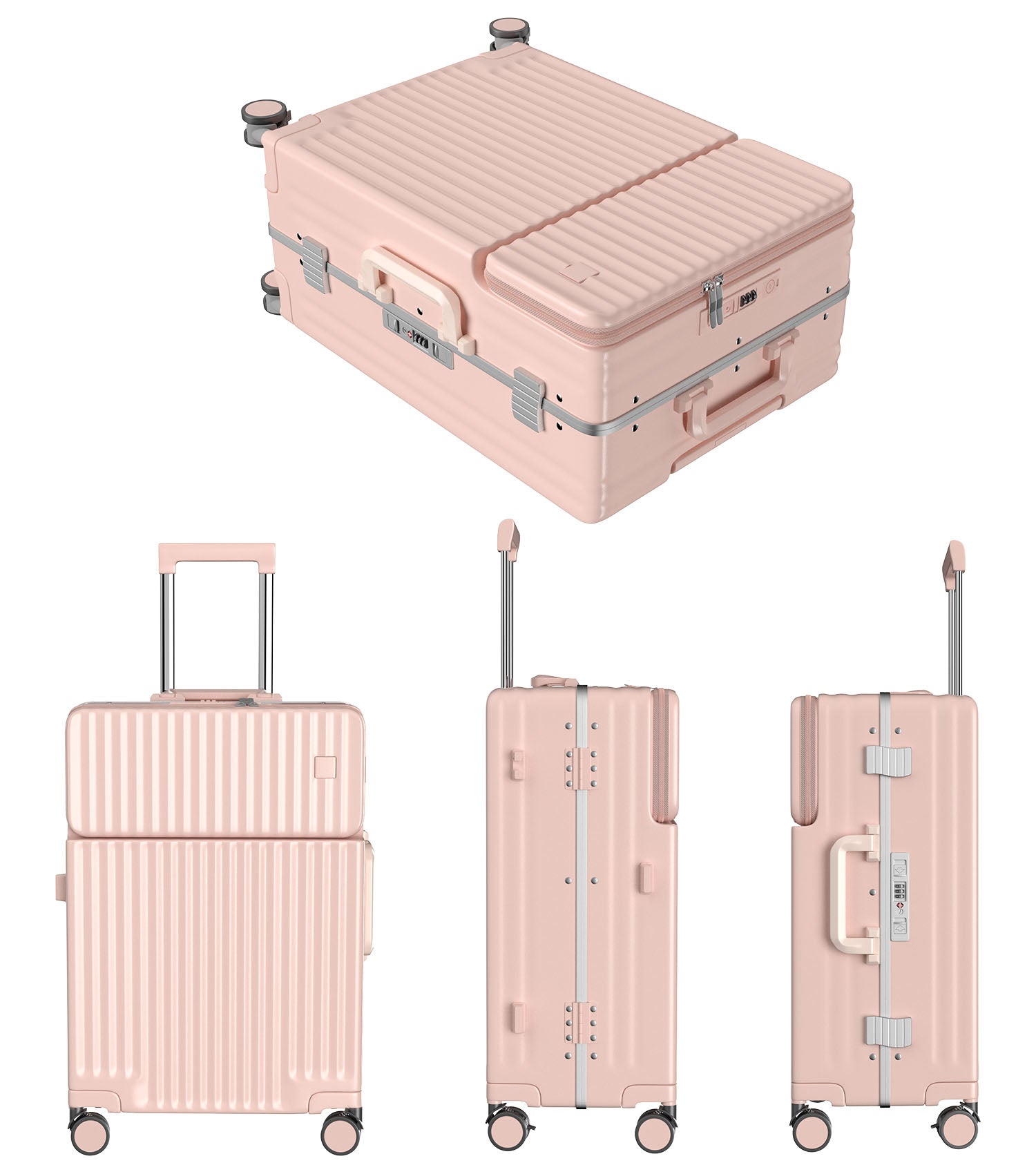 Ashard フロントオープン スマートスーツケース