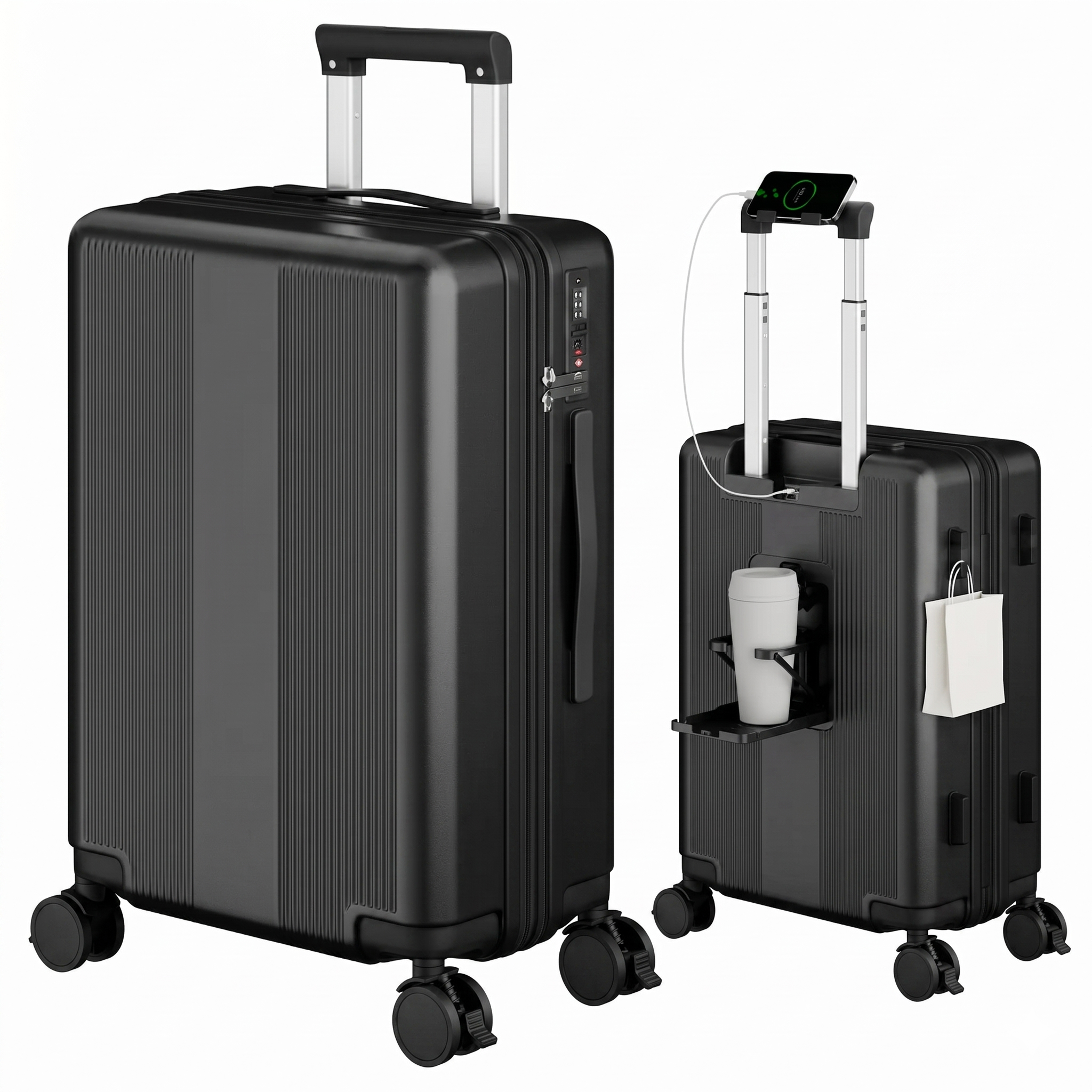 Ashard Expandable Carry-On Suitcase