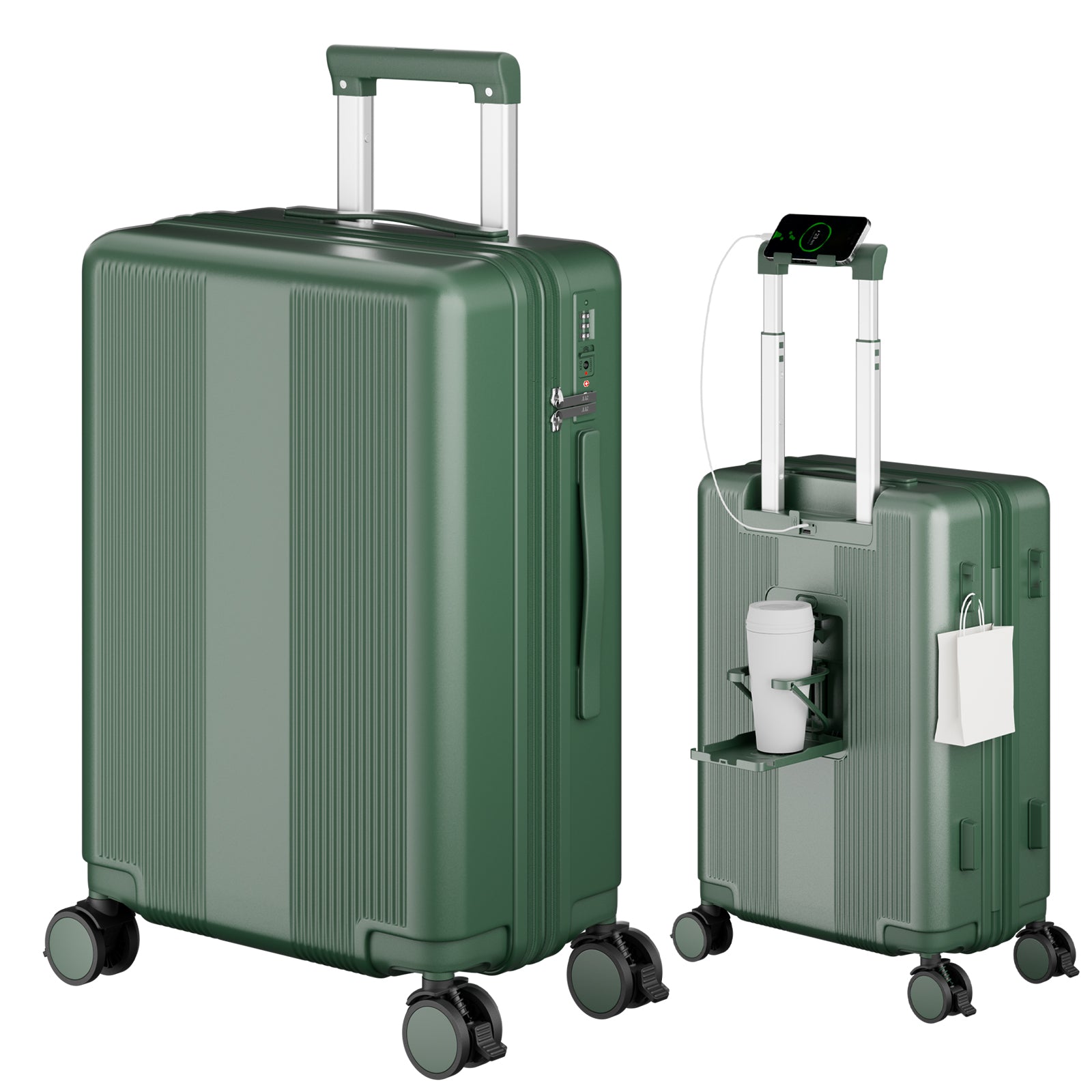 Ashard Expandable Carry-On Suitcase