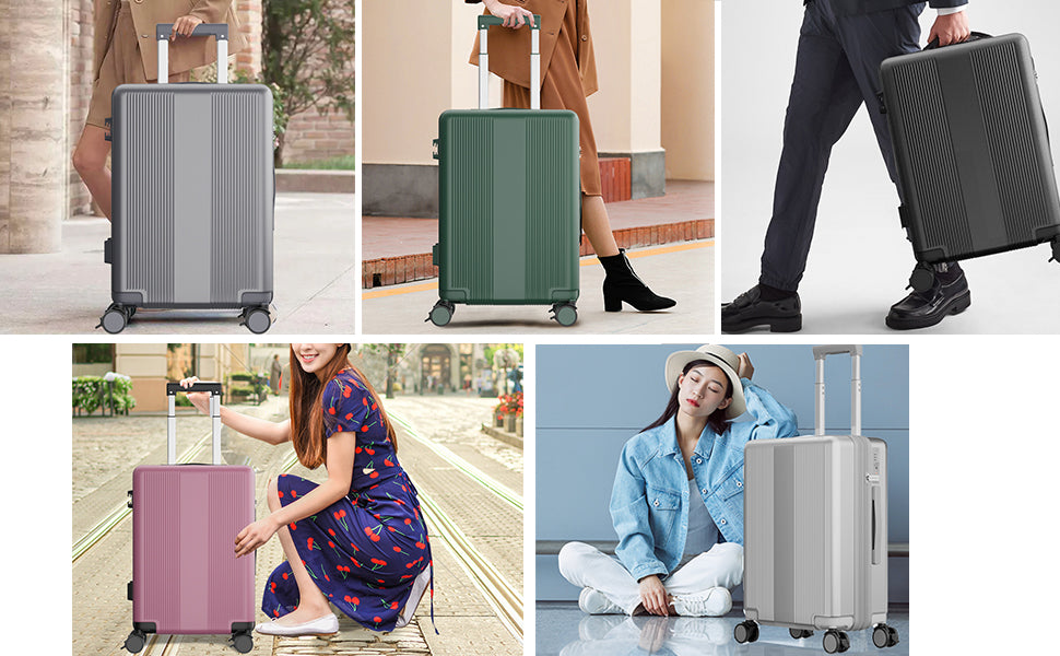 Ashard Expandable Carry-On Suitcase
