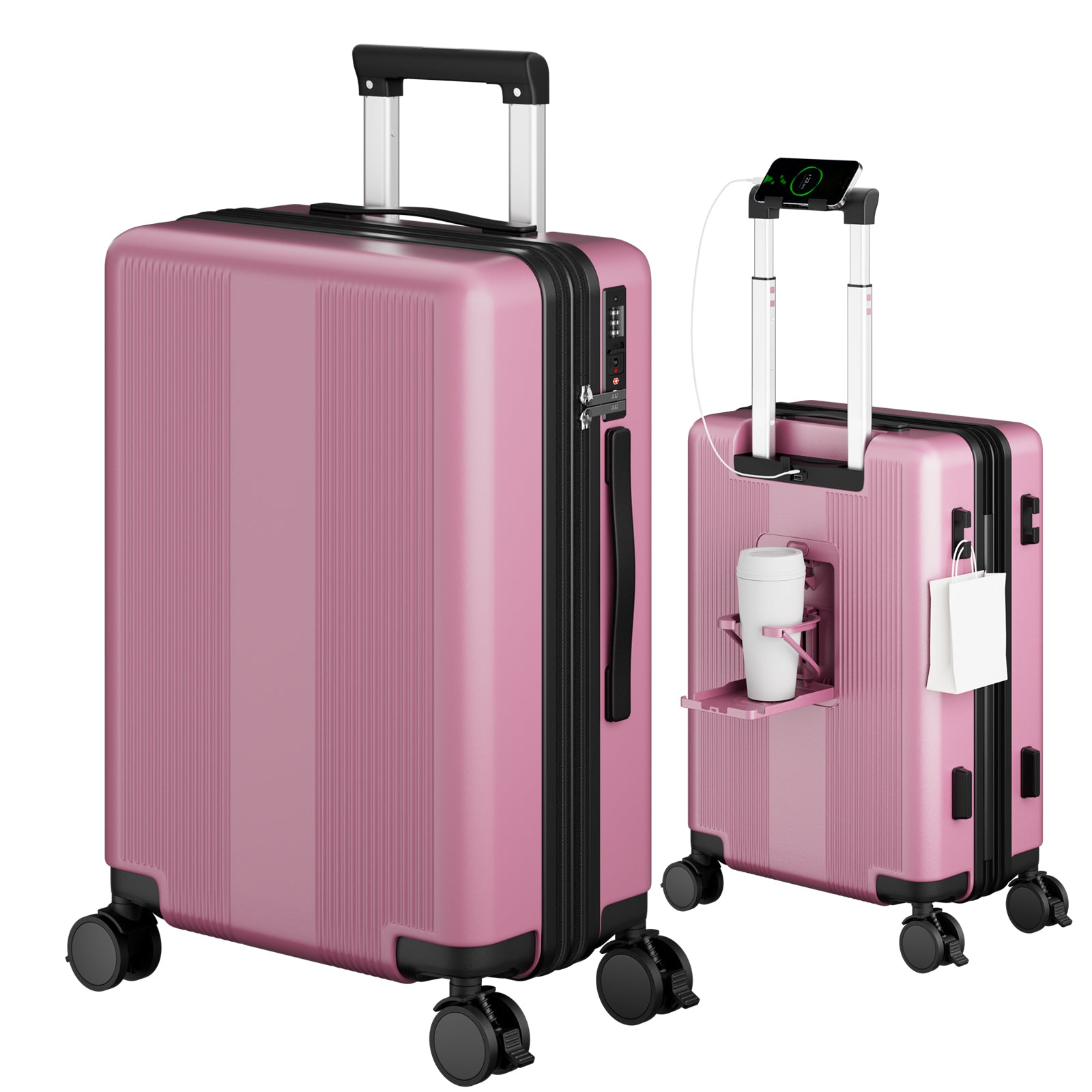 Ashard Expandable Carry-On Suitcase