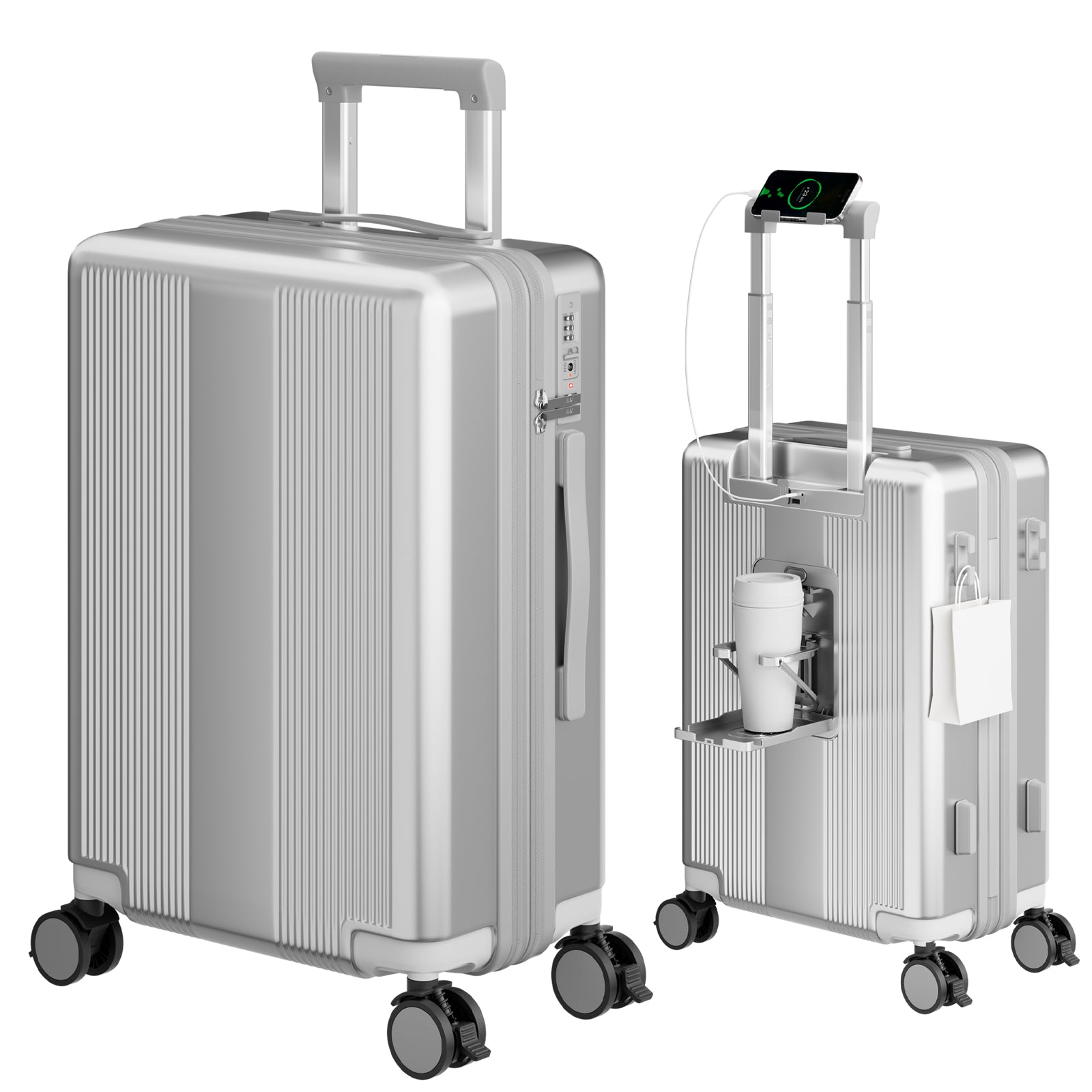 Ashard Expandable Carry-On Suitcase