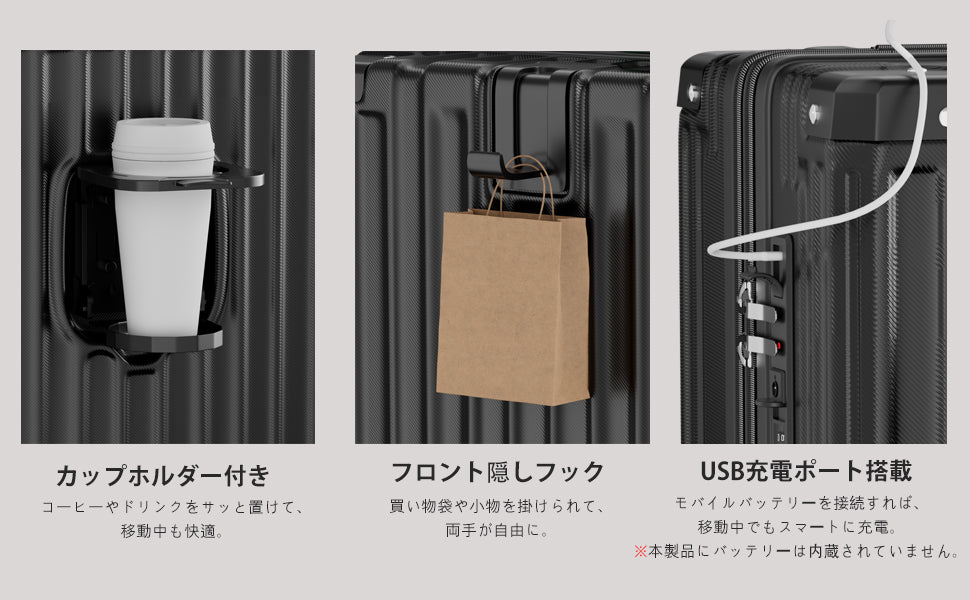 Ashard Lightweight Expandable Suitcase