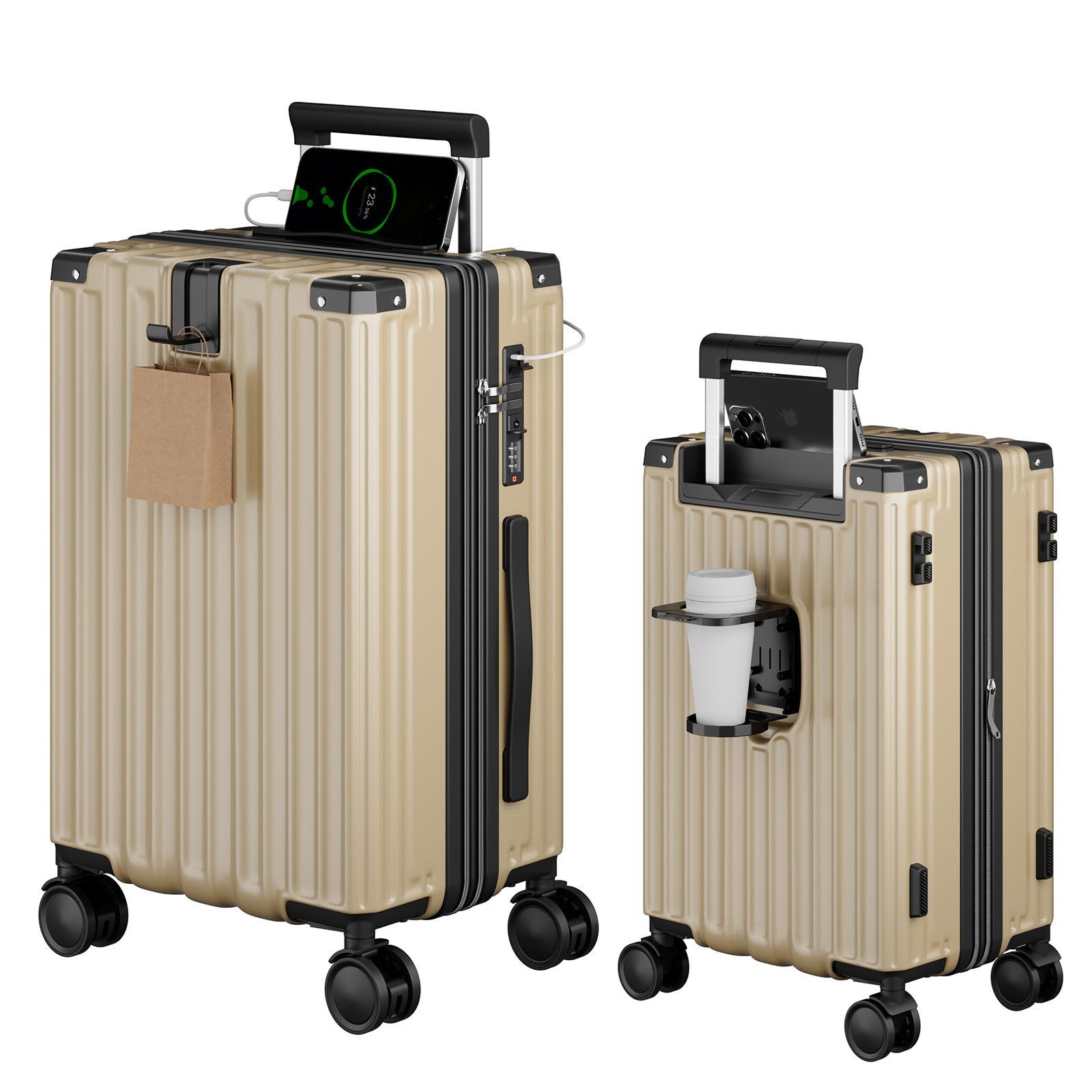 Ashard Lightweight Expandable Suitcase